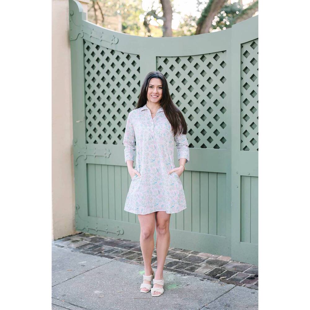 NEW MARIGOLD cordelia mini dress in songbird